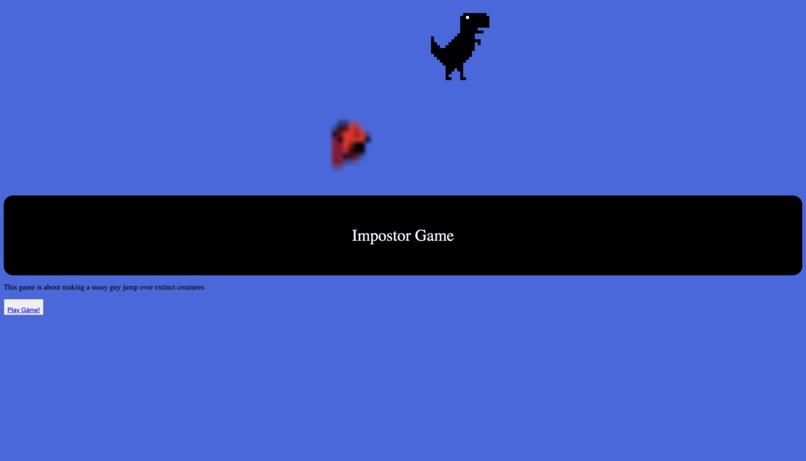 Imposter Gáme Menu Concept – screenshot 1