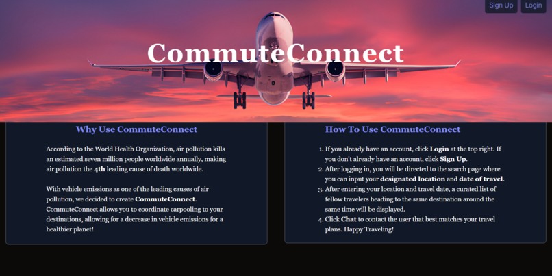 CommuteConnect – screenshot 1