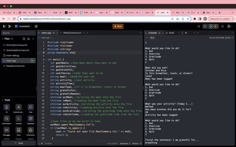 Health and Wellness Journal – screenshot 1