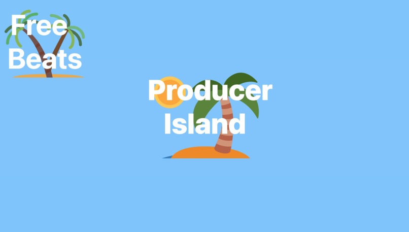 Producer Island: Website for downloading free beats  – screenshot 1
