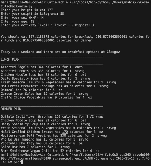 R'Nutrition – screenshot 2
