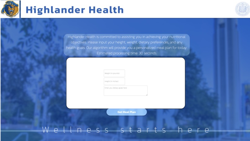 HighlanderHealth.com – screenshot 1