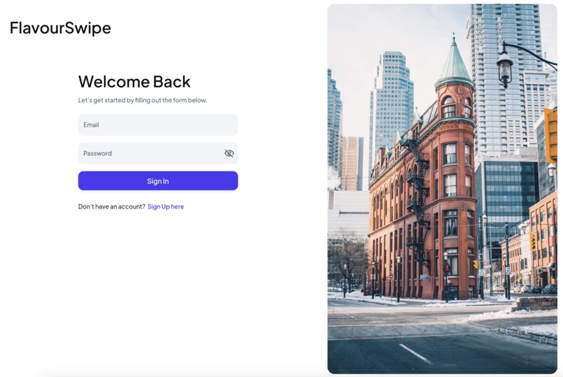 FlavourSwipe – screenshot 1