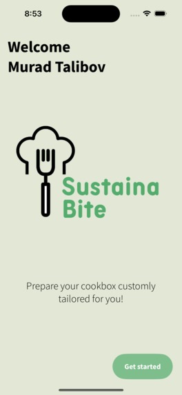 SustainaBite – screenshot 1