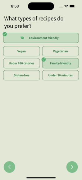 SustainaBite – screenshot 2