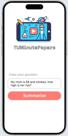 TUMinutePapers – screenshot 1