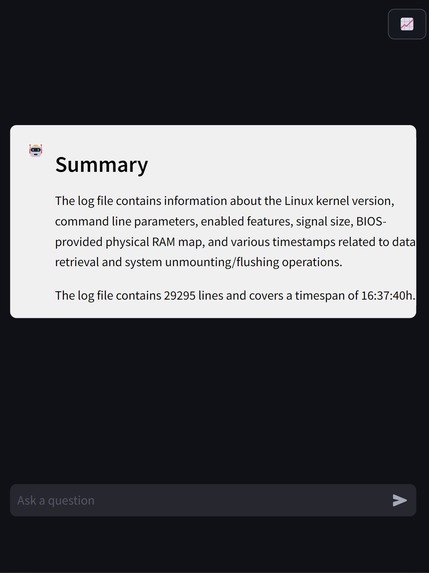 Auf-Log: Prompt-centric Log File analysis – screenshot 2