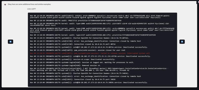 Auf-Log: Prompt-centric Log File analysis – screenshot 5