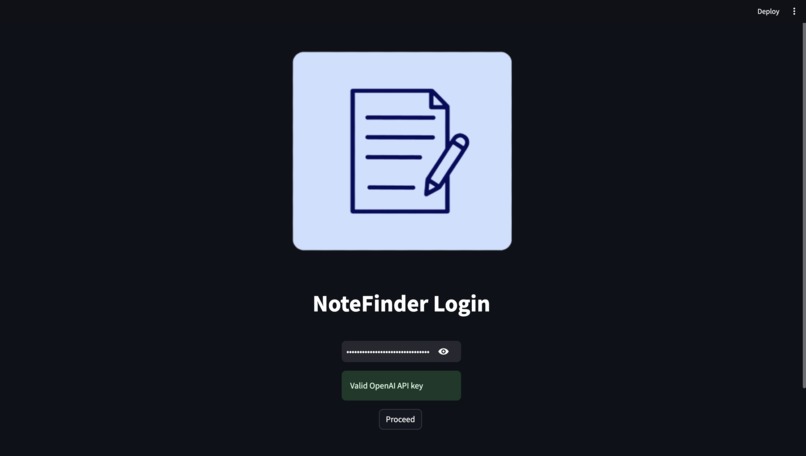 NoteFinder – screenshot 1