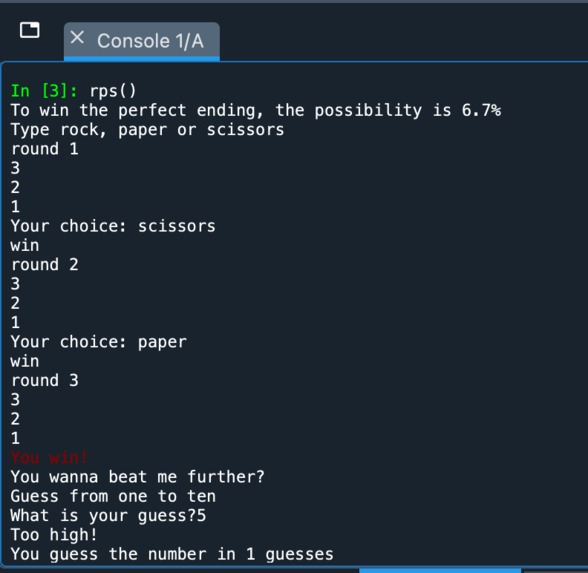 rock, paper and scissors game – screenshot 1