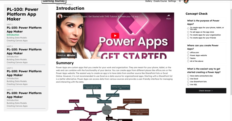 Learning Journey – screenshot 2
