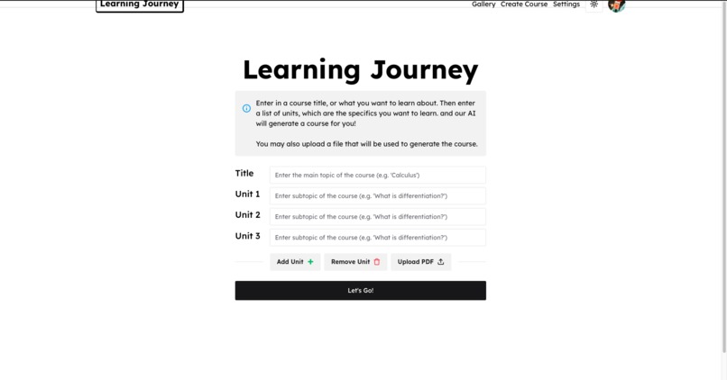 Learning Journey – screenshot 3