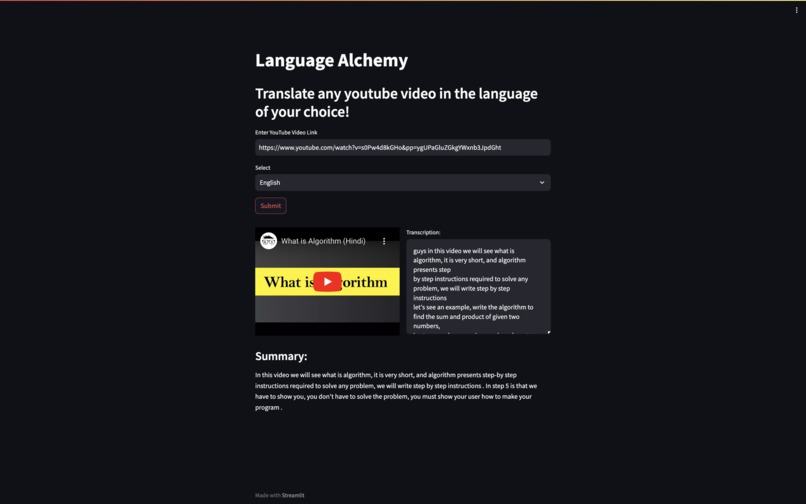 LanguageAlchemy – screenshot 1