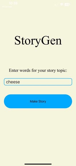 StoryGen – screenshot 2