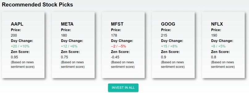 ZenStock – screenshot 3