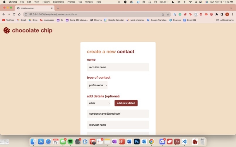 chocolate chip – screenshot 5