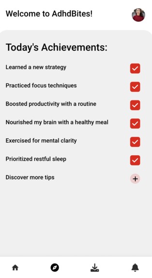 ADHDBites – screenshot 1