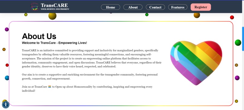 TransCARE – screenshot 2