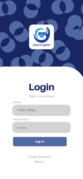 Super Cool Health and Wellbeing App! HealthQuest – screenshot 1