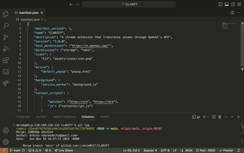 CLARIFY – screenshot 3