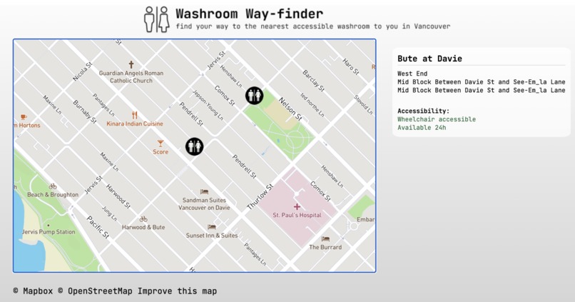 Washroom Way-finder – screenshot 1