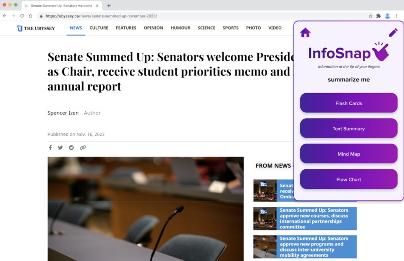 InfoSnap – screenshot 1