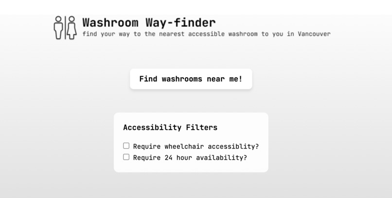 Washroom Way-finder – screenshot 2