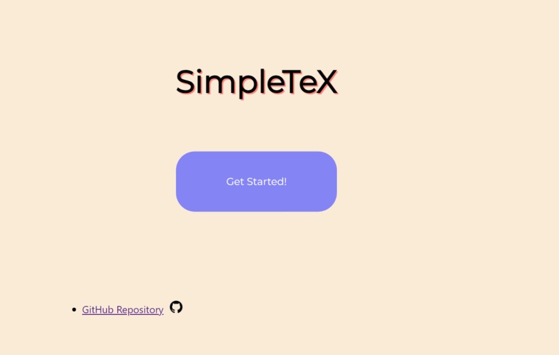 SimpleTeX – screenshot 1