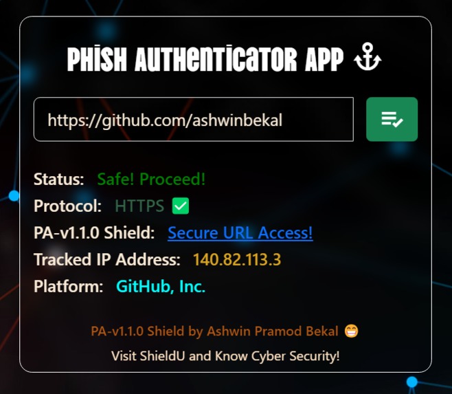 PA-v1.1.0: Cyber Education and Phish Authenticator – screenshot 7
