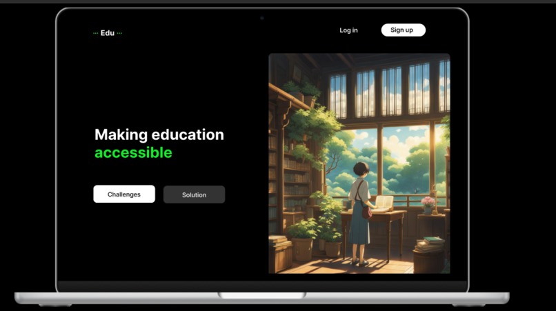 Making education accessible – screenshot 1