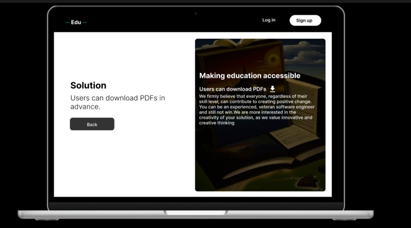 Making education accessible – screenshot 7