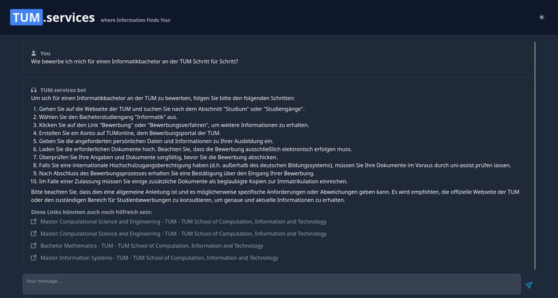tum.services – screenshot 2