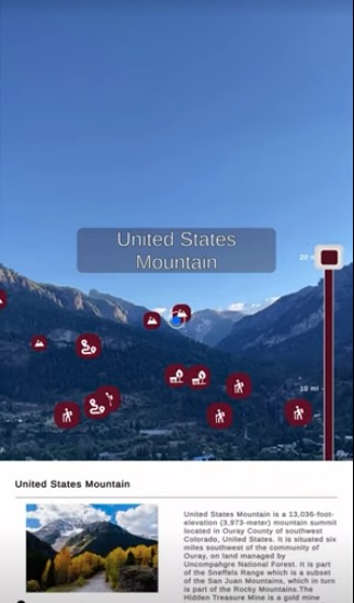 UrWay AR Tourism Prototype – screenshot 1