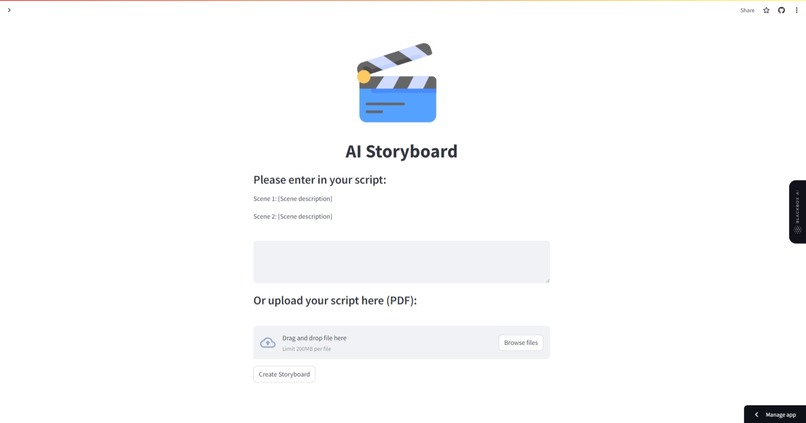 AI Storyboard Visualization – screenshot 1