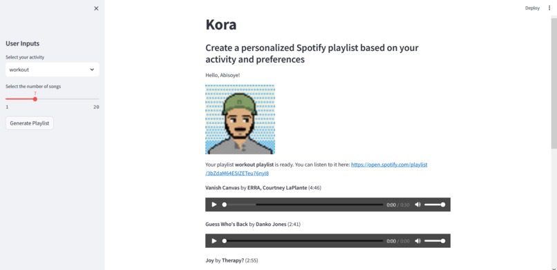 Kora – screenshot 2