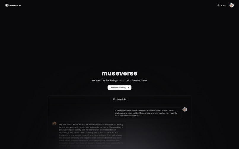 museverse – screenshot 2