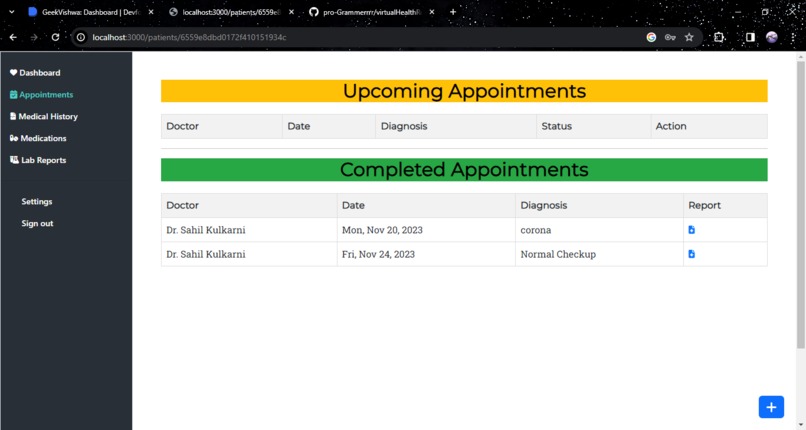 Virtual Health Record – screenshot 6