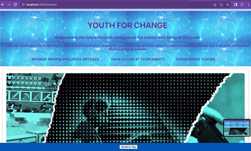 YOUTH FOR CHANGE – screenshot 3