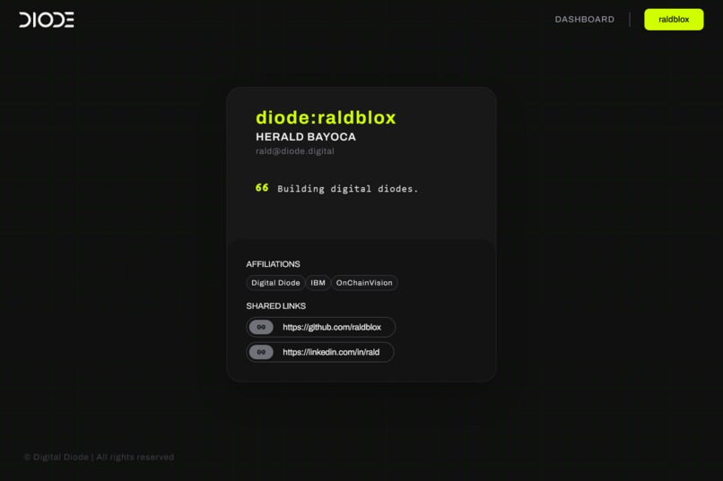 Digital Diode (Web5 Profile) – screenshot 2
