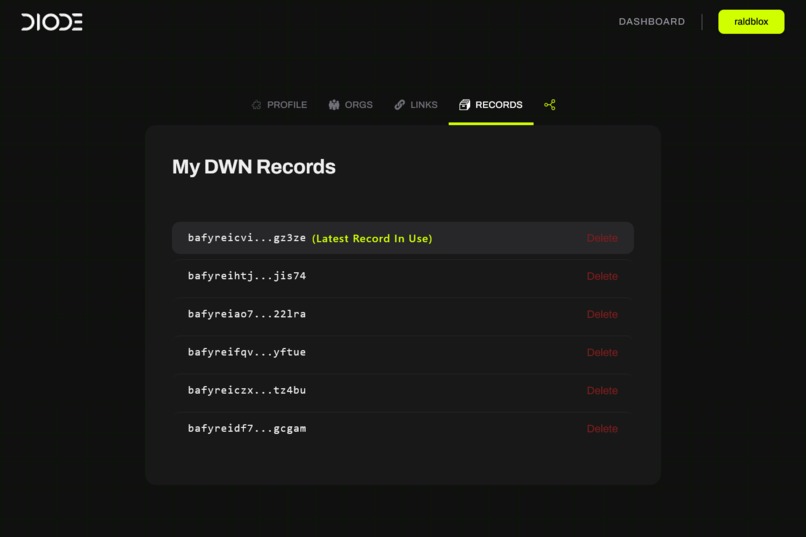 Digital Diode (Web5 Profile) – screenshot 5