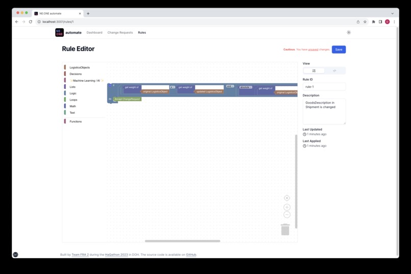 NE:ONE automate – screenshot 6