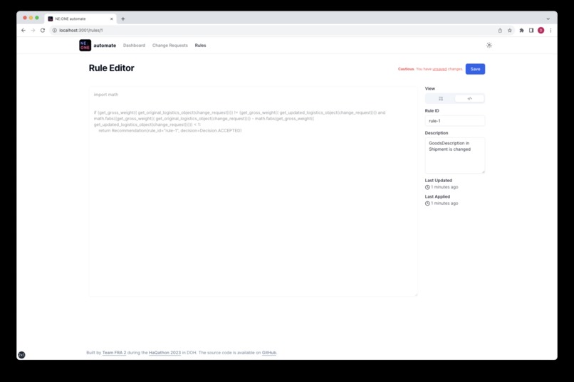 NE:ONE automate – screenshot 7