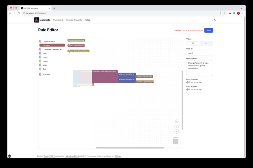 NE:ONE automate – screenshot 9