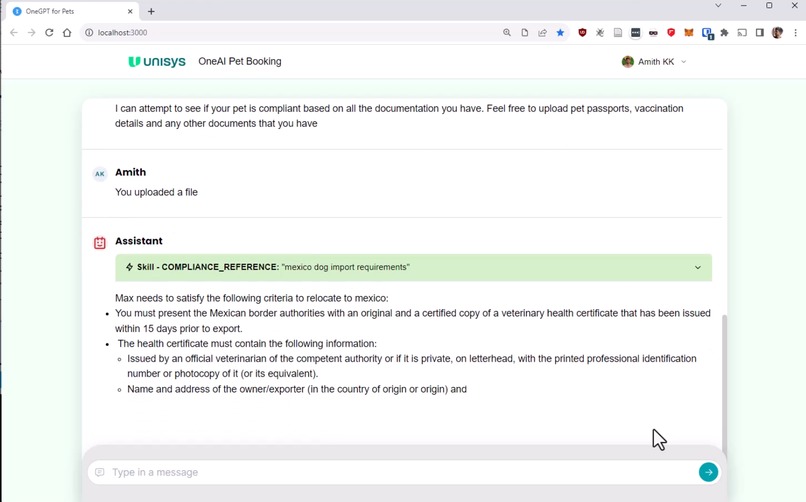 OneAI - OneRecord and GPT4 Powered Air Cargo Booking – screenshot 2