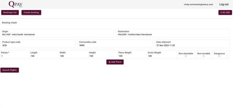 Qpay - quick book and pay for air cargo shipments – screenshot 4