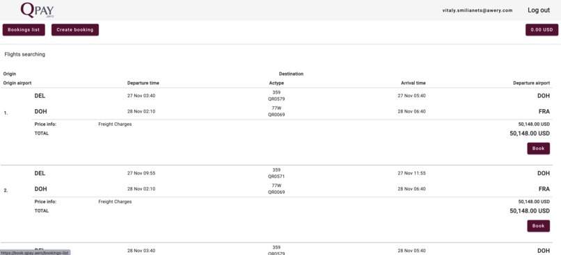 Qpay - quick book and pay for air cargo shipments – screenshot 5