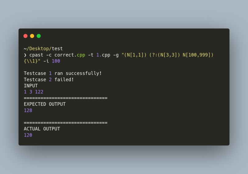 cpast – screenshot 1