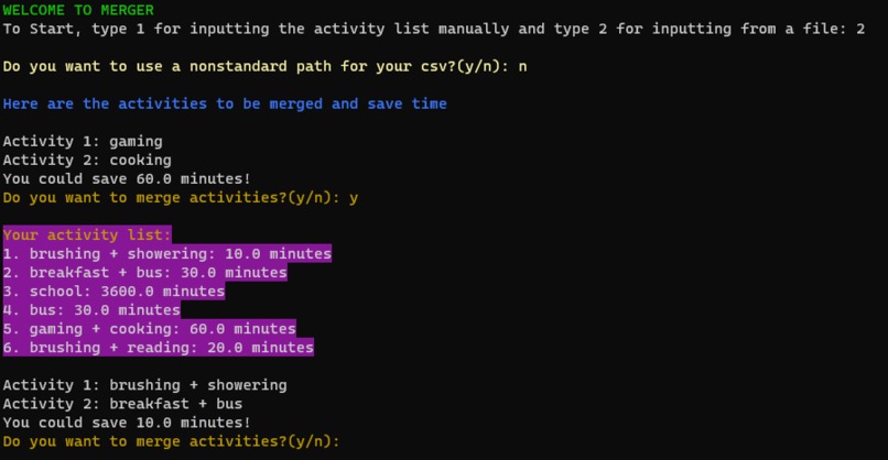 Merger – screenshot 1