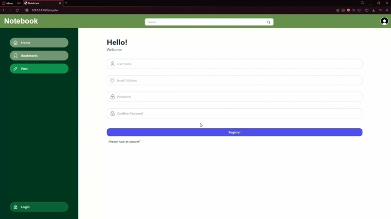 Notebook – screenshot 2