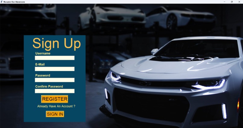 The Project is about car showroom – screenshot 1